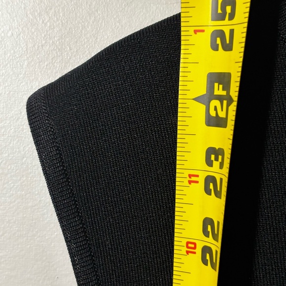 Exclusively Misook  classic Black Long Sleeve Open Front Cardigan Set Womens 1X - Picture 6 of 12